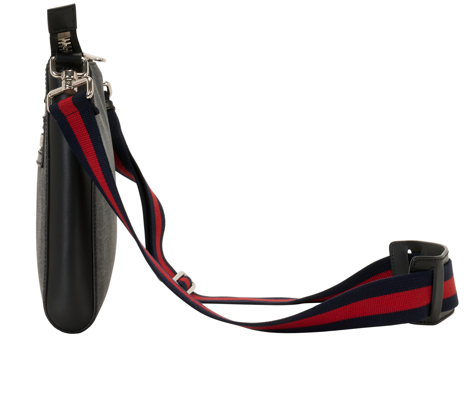 GG Messenger, &pound;650, Handbags, Black/Grey, Canvas, Bottom view